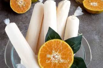 Resep Es Lilin Jeruk Susu yang Enak