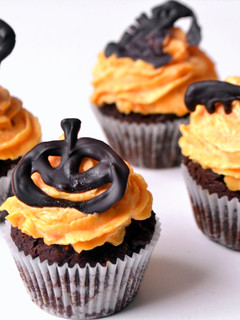Halloween mini cupcake recept fotója