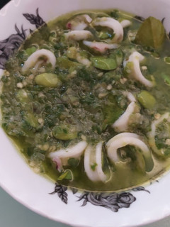 Foto resep Sotong cabe hijau petai