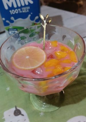 Foto resep Ice Mango milk cocopandan