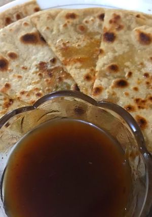 A picture of Alu ke parathy.