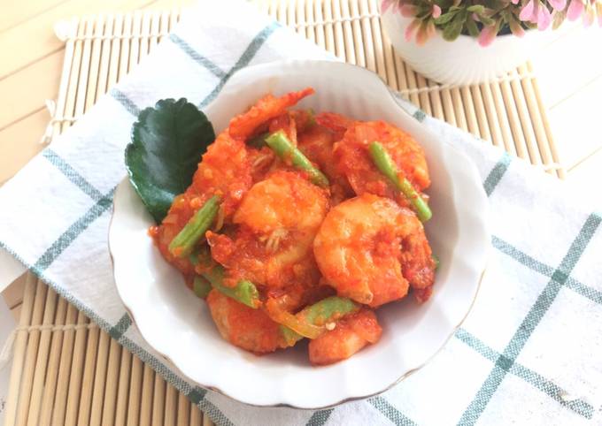 Udang Balado Buncis