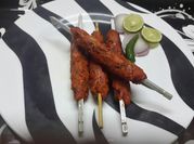 A picture of chicken malai kabab