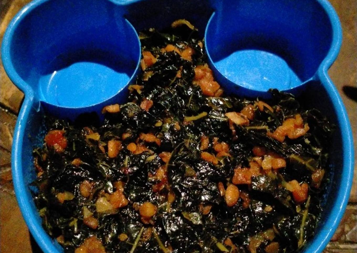 Oseng daun pepaya semangit