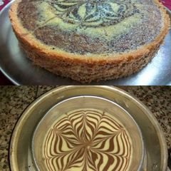 A picture of Zebra Cake.