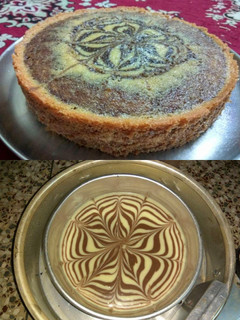 A picture of Zebra Cake.