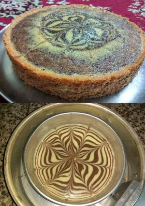 A picture of Zebra Cake.