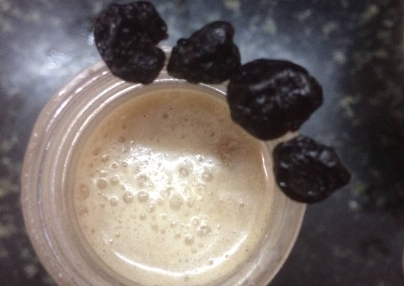 Banana blueberry shake