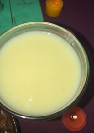 A picture of Mango lassi.