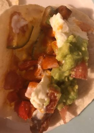 Una foto de Tacos vegetarianos