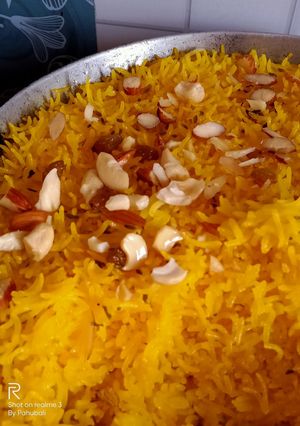 A picture of Tayari (sweet rice).