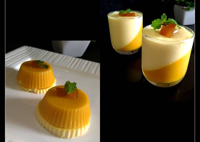 *Mango Vanilla Panna cotta* Recipe