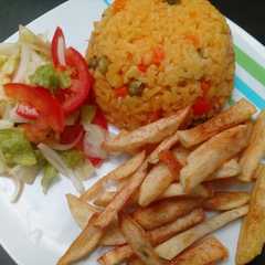 Una foto de Arroz con Pollo