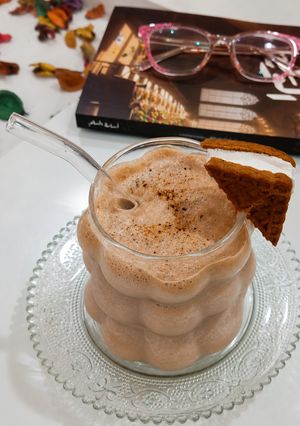 صورة لوصفة ميلك شيك بالشوكولاتة🍫🧊