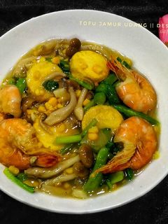Foto resep Tofu jamur udang