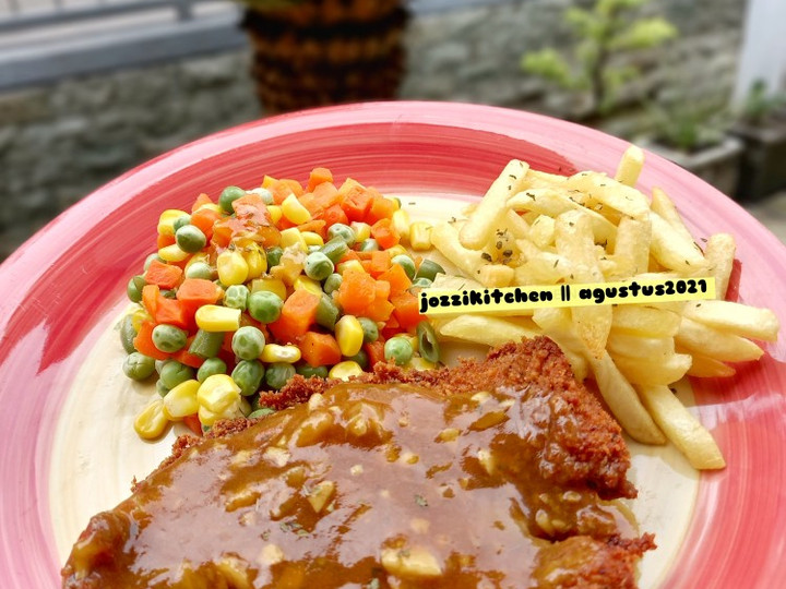 Cara Gampang Membuat Chiken Katsu saus Teriyaki ala ala Resto yang Lezat Sekali