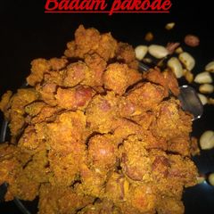 A picture of Badam pakora.