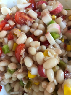 Una foto de Ensalada de judías