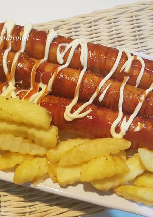Foto resep 152. Sosis Bakar Pedas Manis