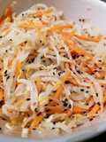 Salade de pousses de soja, façon Coréenne