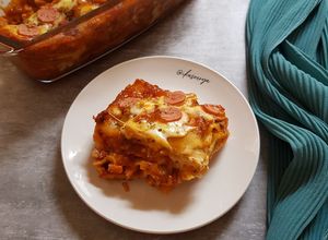 Foto resep Lasagna Kulit Pangsit