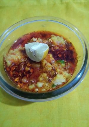 A picture of Dal raita.
