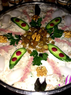 عکسی از دستور آب دوغ خیار