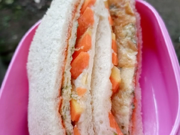Cara Mudah Membikin Resep Sandwich Telur dan Wortel yang Lezat Sekali Anti Ribet, Mantap