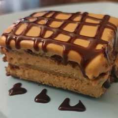 Una foto de Chocotorta Fácil con Crema de Leche