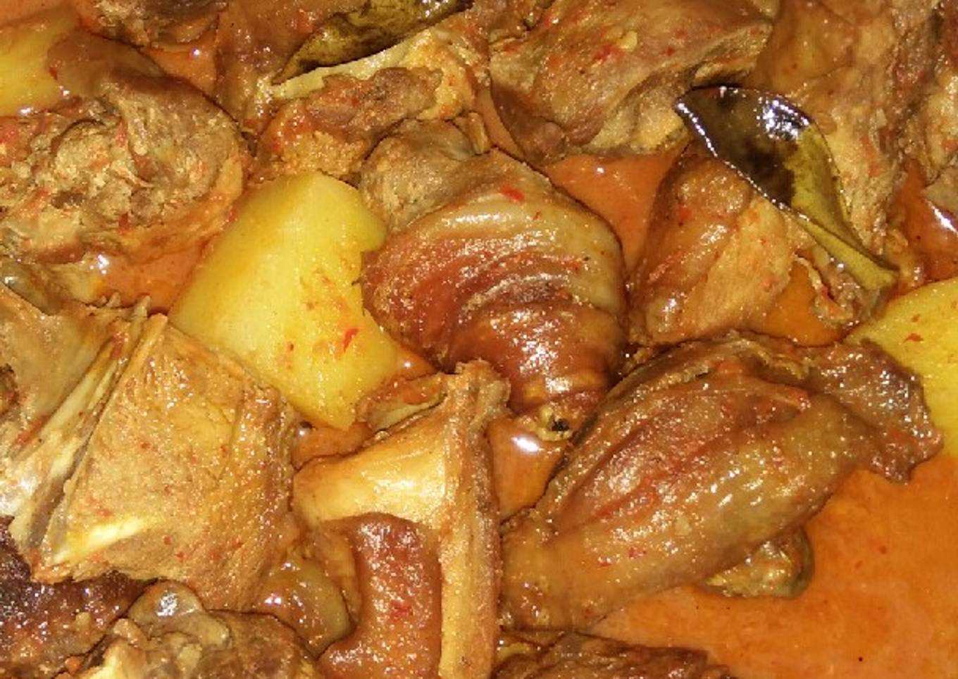 Ayam balado kuah