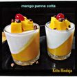 मैंगो पन्ना कोटा (Mango panna cotta recipe in hindi)