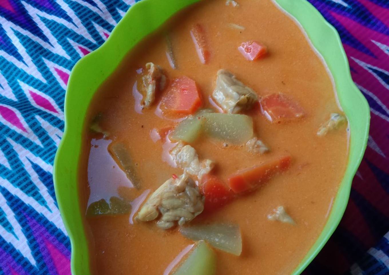 Lodeh Labu Siam Wortel Tempe