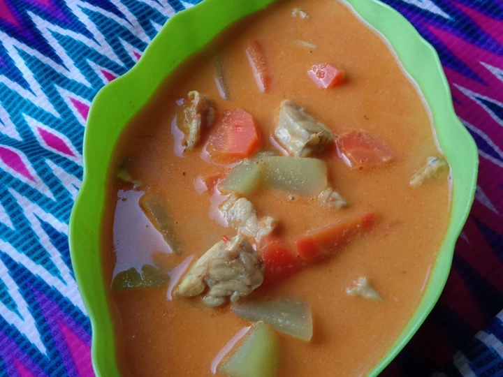 Easy Steps Make Recipes Lodeh Labu Siam Wortel Tempe the Delicious Delicious.