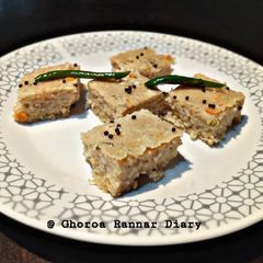 A picture of Oats Dhokla.
