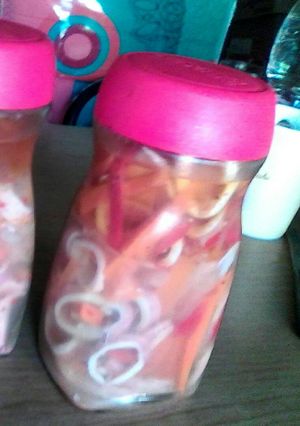 Una foto de Calamares en escabeche