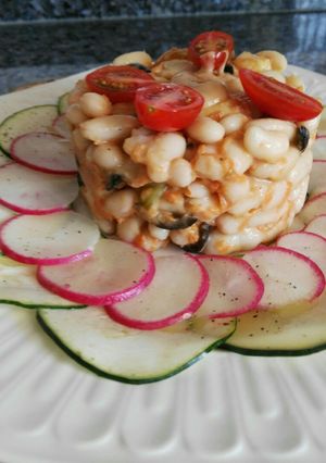 Foto principal de Ensalada de alubias blancas con mango