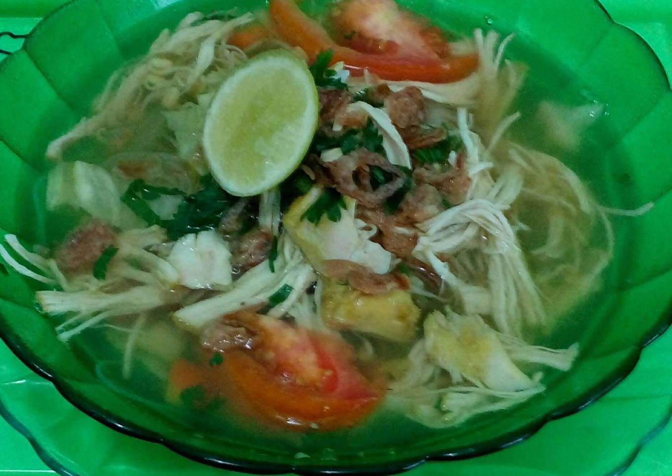 Soto ayam bening seger