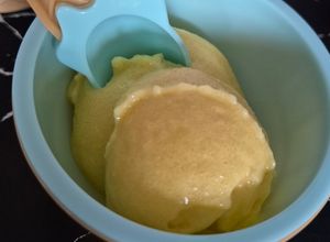 Une photo de Sorbet a la pêche 🍑au ninja swirl 😃