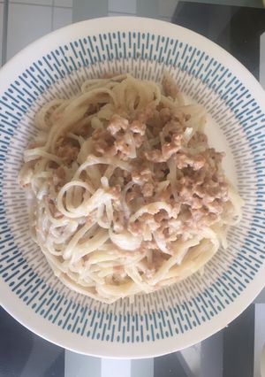 Una foto de Pasta con carve
