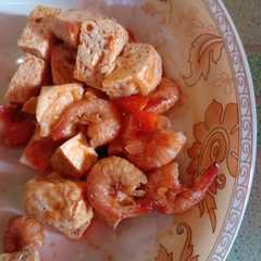 A picture of Tumis Saus Tahu Udang.