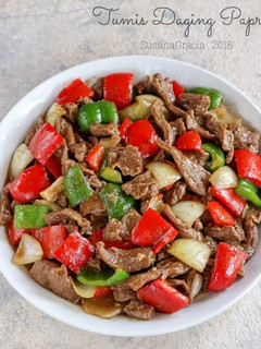 Foto resep Tumis Daging Paprika #Recook_Kiena