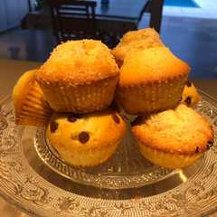 Una foto de Muffins, súper esponjosos😻