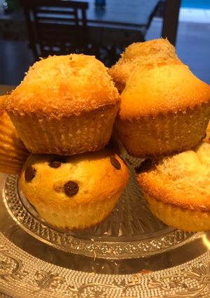 Una foto de Muffins, súper esponjosos😻
