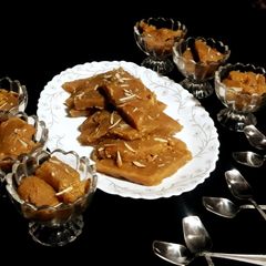 A picture of Chane ki daal ka halwa.