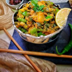 A picture of Phali ki Sabzi.