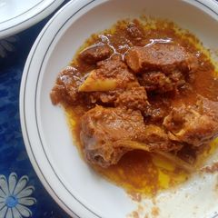 A picture of Mutton qorma.