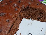 Torta de banana y chocolate