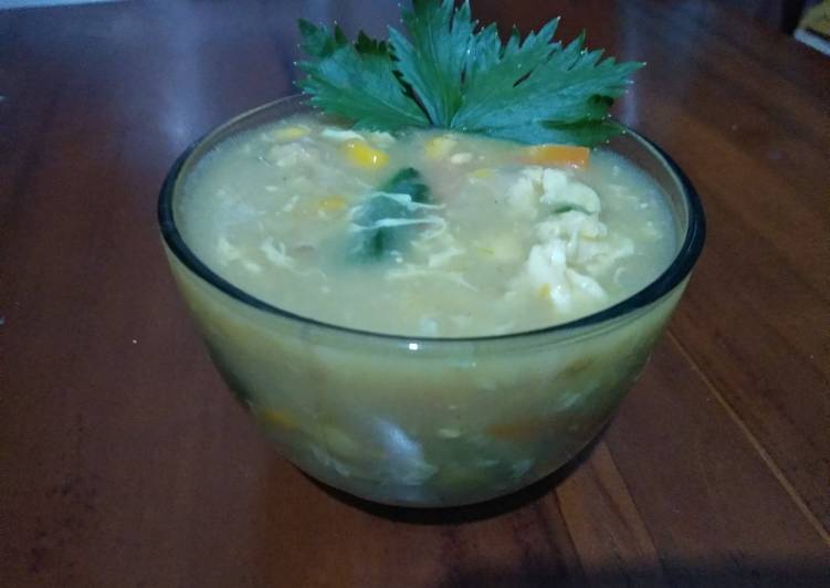 Recipe: Delicious Sup Jagung Sederhana