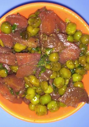 A picture of Carrot Peas veg.