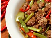 Gambar asem asem daging buncis